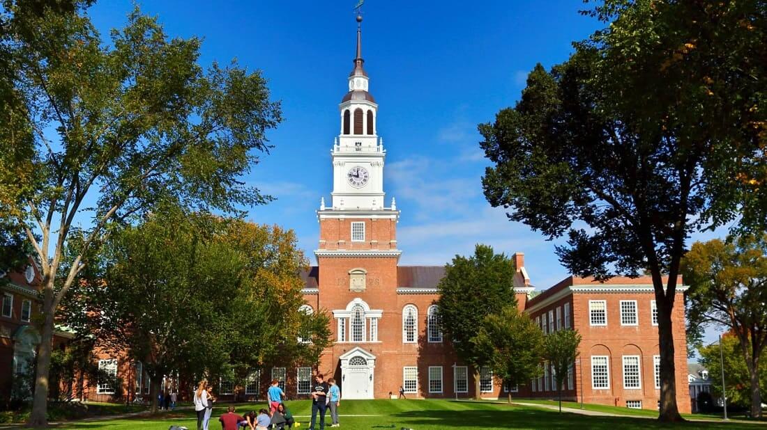 1. Kết quả apply học bổng du học Dartmouth College (#13 NU)