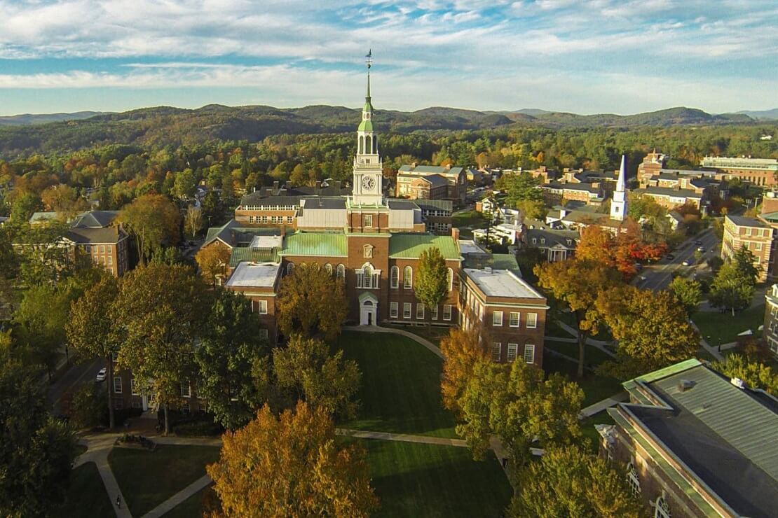 Dartmouth College trong bảng xếp hạng các trường Đại học Mỹ thuộc top NU (#13 NU)