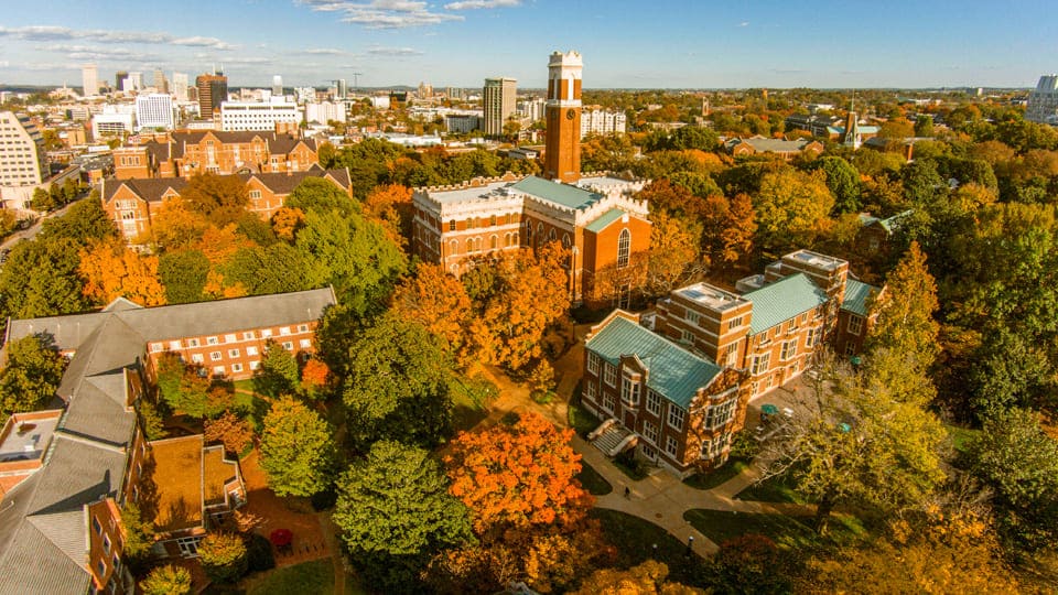 Vanderbilt University trong bảng xếp hạng các trường Đại học Mỹ thuộc top NU (#14 NU)